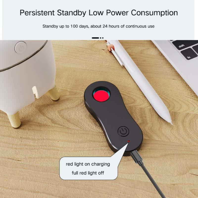 Detector de confidențialitate RYRA Alarma personală portabilă Apărare Alertă de urgență Prevenirea monitorizării Semnal fără fir Detector de cameră auto