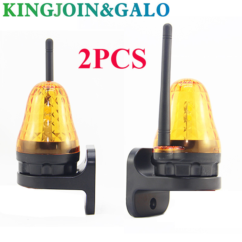 Universali 12V-265V lauko LED signalinė aliarmo lemputė, mirksinti lemputė prie sienos montuojama avarinė įspėjamoji lempa vartų atidarytuvui