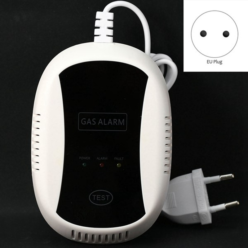 1 τεμ 80DB 433Mhz ασύρματος ανιχνευτής φυσικού αερίου Προειδοποίηση υψηλής ευαισθησίας Έξυπνο σπίτι ΕΕ Βύσμα