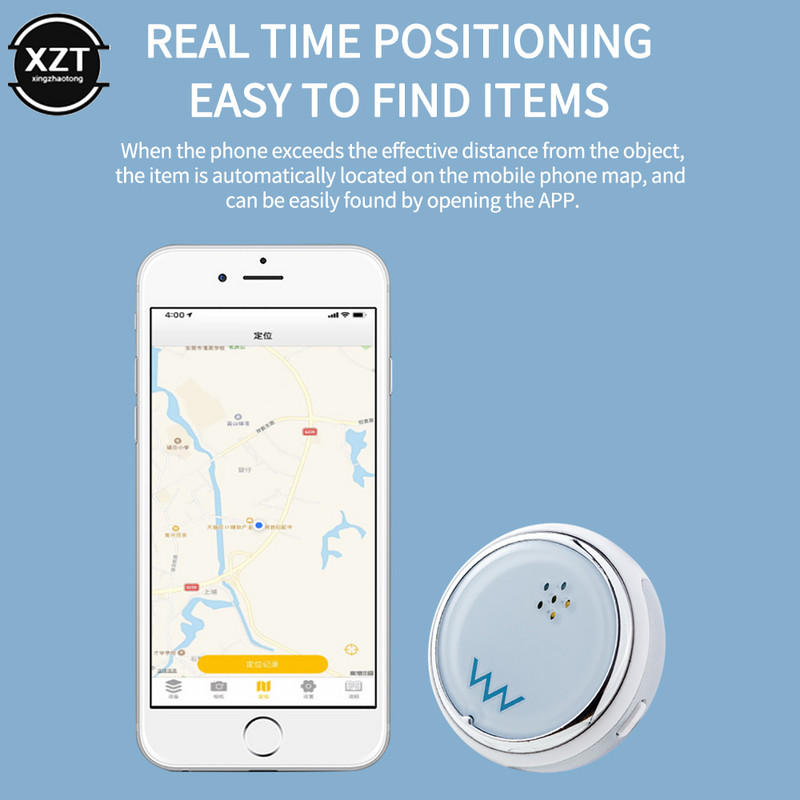 Bluetooth elvesztésgátló eszköz intelligens karkötőkereső Hordozható, kétirányú elvesztésgátló lokátor gyerekeknek