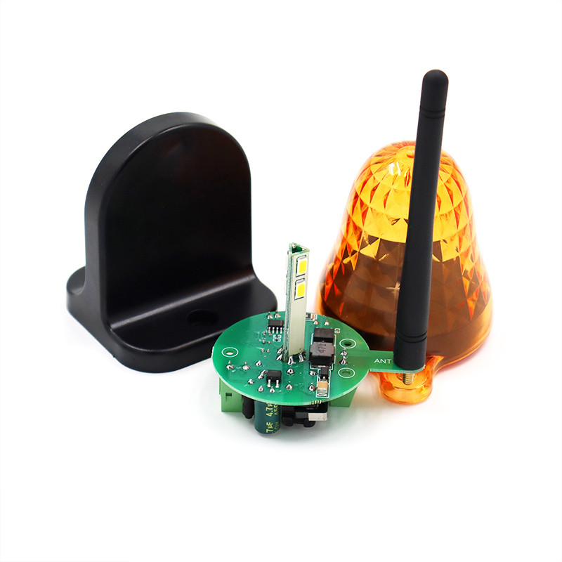 Univerzális 24V AC/DC 230VAC LED jelzőfény vészjelző lámpa fali tartó automata garázskapu nyitáshoz