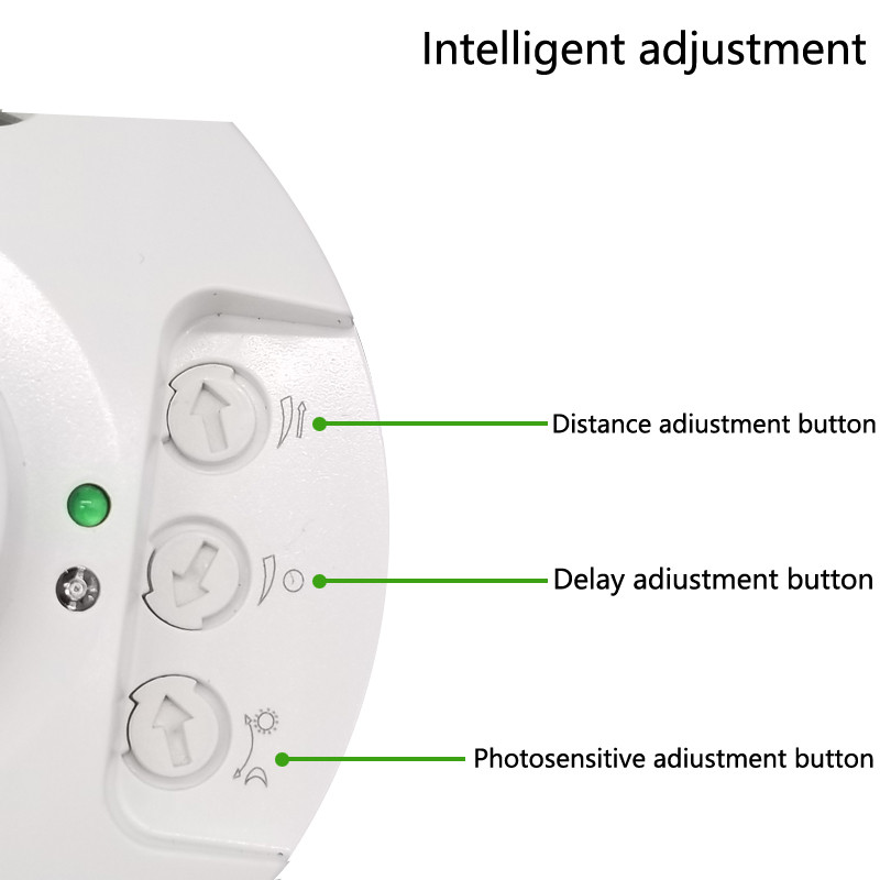 110V-240V 5,8 GHz HF süsteem LED mikrolaineahi 360 kraadi radari liikumisandur valguslüliti laevalgusti keha liikumisandur