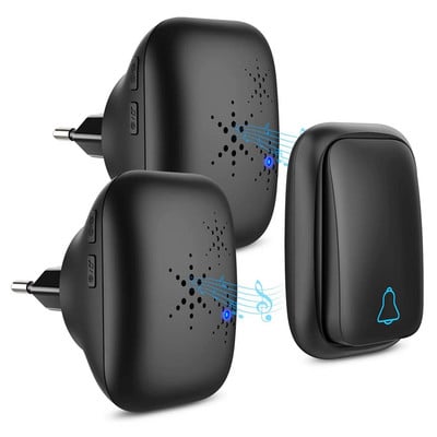 Juhtmevaba uksekella veekindel isetoitel nupp Nutikad uksekellakomplektid Avaleht Tere tulemast Väliskella vastuvõtja EU pistik