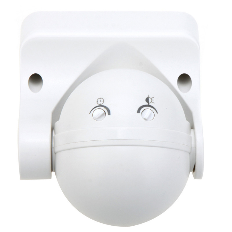 Comutator cu senzor de mișcare cu infraroșu IP44 PIR de 180 de grade pentru exterior Detector de mișcare Comutator automat de iluminat Sistem de alarmă de securitate pentru acasă