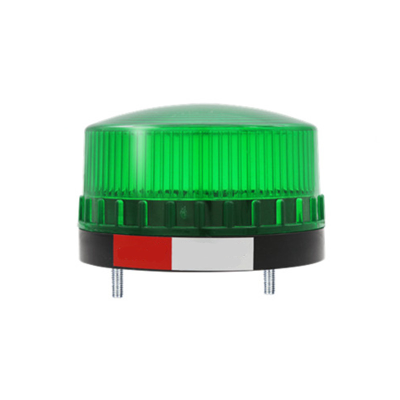 AC220V DC12V Mini LED Lampă de alarmă stroboscopică Lumină Galben Albastru Roșu Verde Semnal de avertizare Far de sunet 120dB
