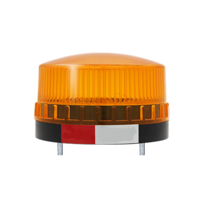 AC220V DC12V Mini LED Lampă de alarmă stroboscopică Lumină Galben Albastru Roșu Verde Semnal de avertizare Far de sunet 120dB
