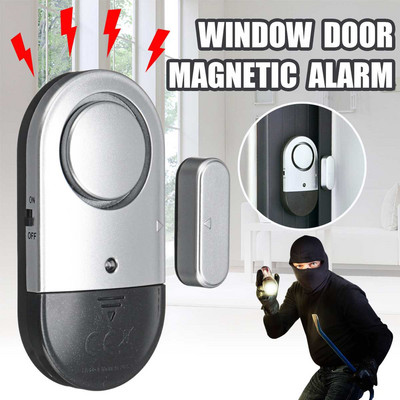 Безжичен сензор за врати и прозорци Аларма 120dB Защита на дома Защита против кражба Магнитен детектор за кражби Комплект автоматизация Жилищни