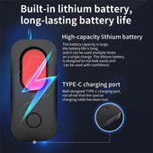 Plõksuvastane detektor IR strobe kaamera detektor TSCM-AN701 kaamera pilve turvadetektor kaamera detektor 8 vilkuvat IR LED-i