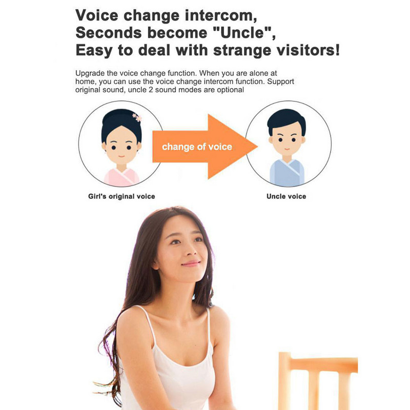 Ασύρματο κουδούνι WiFi Κάμερα εξωτερικού χώρου HD Ασφάλεια Κουδούνι πόρτας νυχτερινή όραση Βίντεο ενδοεπικοινωνία Φωνητική αλλαγή για μόνιτορ σπιτιού πόρτας τηλέφωνο