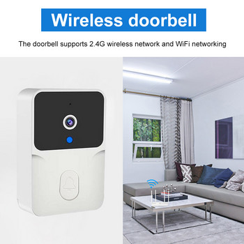 Tuya Video Doorbell Безжична HD камера PIR Motion Detection IR Alarm Security Door Bell WiFi Intercom for Home Apartment