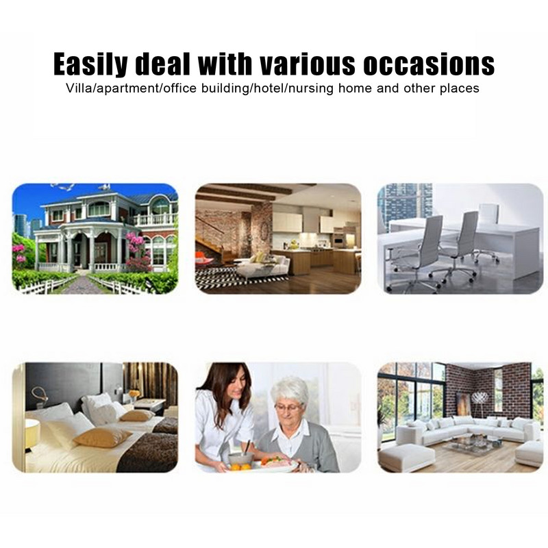 Bezvadu durvju zvana elektroniskā tālvadības pults Durvju zvana netīrumu izturīgs, izturīgs un daudzpusīga dāvana draugam