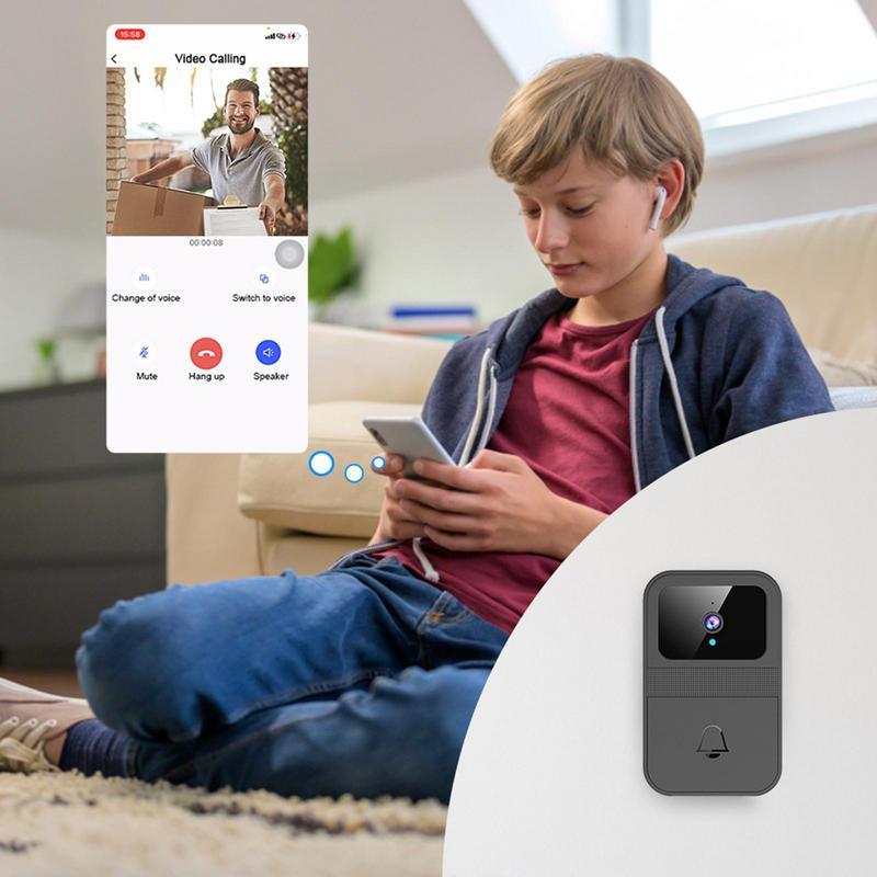 Durų skambučio kamera belaidžiai durų skambučiai namams ilgo nuotolio HD Wifi durų skambučio buto durų apsauga namų programėlės bendrinimas naktiniu matymu