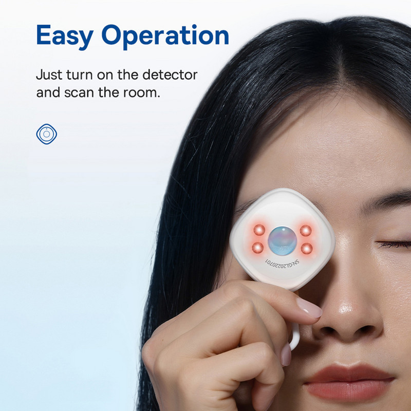 Detector de cameră Baseus portabil cu frânghie pentru agățat Camera anti-spion Protecție de securitate Ușoară reglabilă pentru baia publică