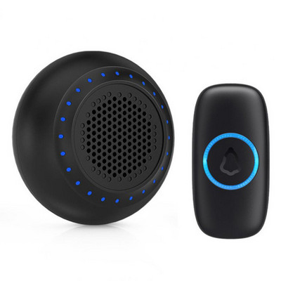 Novo kućno zvono za dobrodošlicu Inteligentno bežično zvono za vrata Vodootporno 150M daljinsko LED bljeskalica Sigurnosni alarm Pametno zvono za vrata