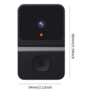 2,4 GHz WiFi RF 433 MHZ Ασύρματο κουδούνι Kement/Tuya IR Night Vision Doorbell Κάμερα Ζωντανή ενδοεπικοινωνία Smart Ding Dong Video Doorbell