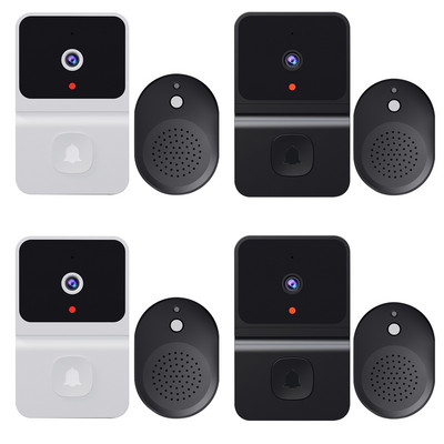 2.4GHz WiFi RF 433MHZ bezvadu durvju zvans Kement/Tuya IR nakts redzamības durvju zvana kamera tiešraides domofons Smart Ding Dong video durvju zvans