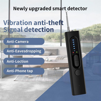 Led инфрачервено сканиране Anti Tap Unseen Camera Detector Anti-candid Eavesdropping Detector Mini Bug Finder Tracker Finder Portable