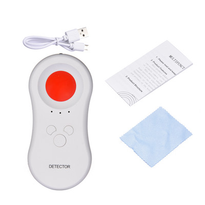Detector de confidențialitate Găsitor de cameră reîncărcabilă prin USB Mini detectoare portabile fără fir pentru camere cu lanternă LED Călătorii la birou acasă