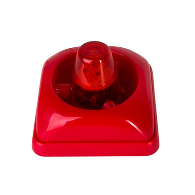 Alarmă de securitate DC24V Sirenă de alarmă cu lanternă 100dB Sirenă de incendiu Sirenă de incendiu cu stroboscop pentru sistem convențional de alarmă de incendiu
