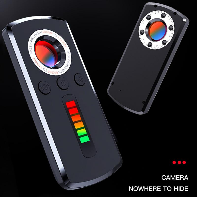 Nešiojamas viešbučių apsaugos nuo tikrinimo, paslėptos kameros detektorius, apsaugantis nuo monitoriaus belaidžio signalo detektorius GPS lokatoriaus sekimo aptikimas