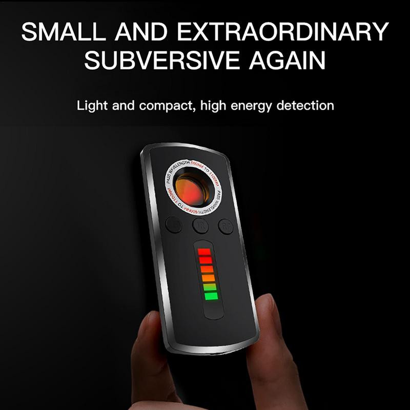 Nešiojamas viešbučių apsaugos nuo tikrinimo, paslėptos kameros detektorius, apsaugantis nuo monitoriaus belaidžio signalo detektorius GPS lokatoriaus sekimo aptikimas