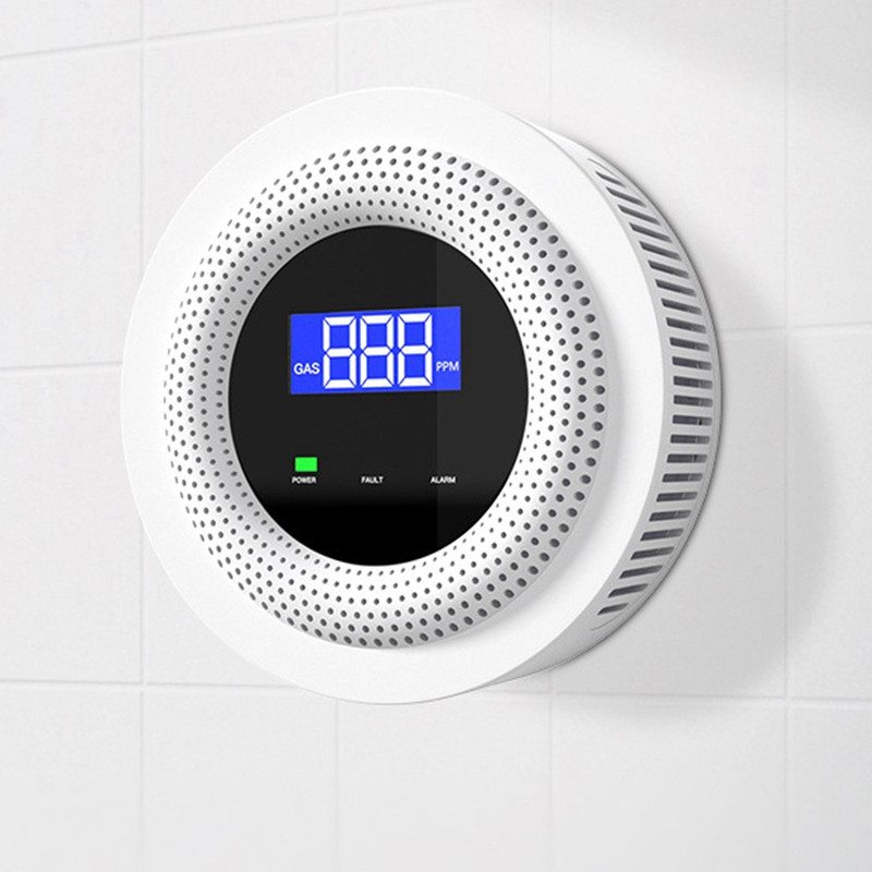 Tuya Wifi Natural pentru detector de scurgeri de gaze senzor de scurgeri GPL alarmă sonoră și telecomandă 433Mhz