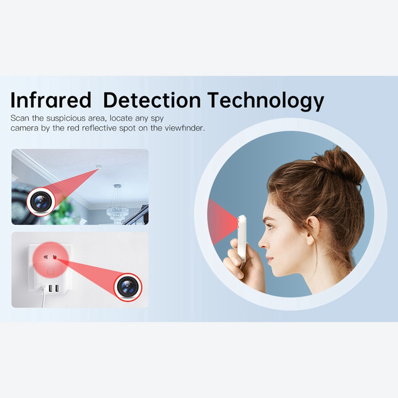 Anti Spy Bug Detector kameradetektor GPS Tracker kamerakeresőhöz
