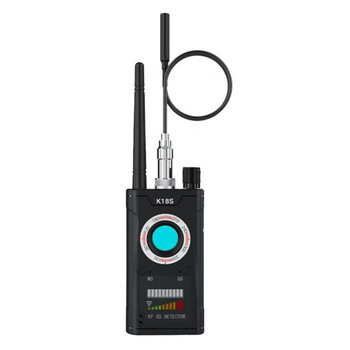 K18S Мултифункционален детектор за камера за заден ход GSM аудио търсач на грешки GPS сигнал RF Tracker Detect