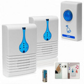 Jedno do dva bežična zvona na vratima Kućna zvona na vratima Glazbena zvona na vratima Kontrolno zvono Zvono na vratima s odašiljačem Zvono na vratima EU stila