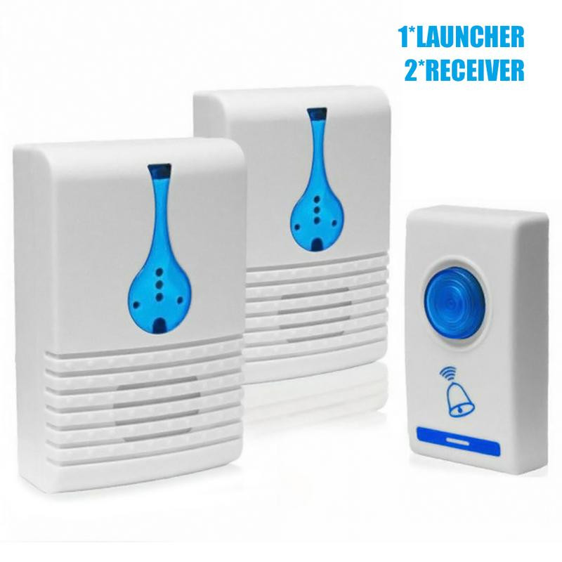 Bezdrôtové zvončeky s jedným až dvoma zvončekmi, hudobné zvončeky, ovládanie zvončeka, zvonček s vysielačom, zvonček v štýle EÚ