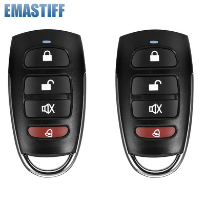 433MHz belaidžio nuotolinio valdymo pulto metalinis raktų pakabukas skirtas Tuya Wifi GSM W2B W3B W4B W7B PG103 107 namų apsaugos nuo įsilaužimo signalizacijos sistema