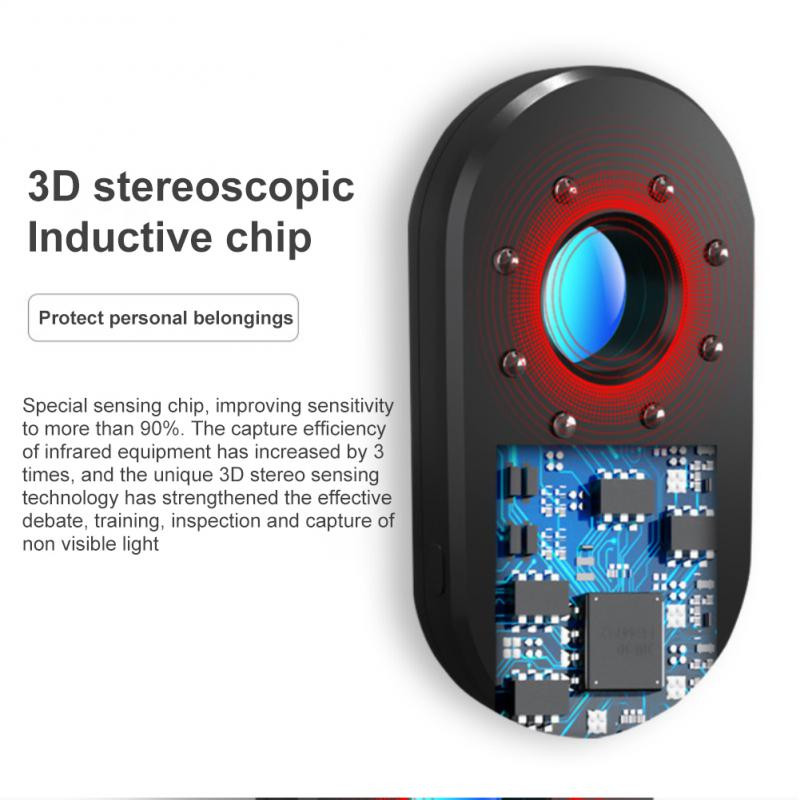Detector cu infraroșu Detector de cameră anti candid Hotel Instrument anti-peeping Camera de colț Căutare Protejează confidențialitate Instrumente portabile