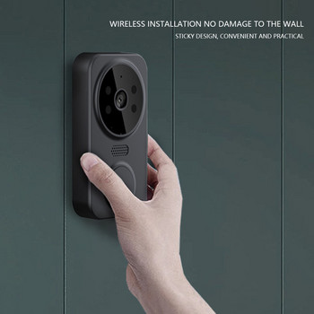 Έξυπνο Visual Doorbell USB Επαναφορτιζόμενο Τηλεχειριστήριο Βίντεο Κουδούνι Θυροτηλέφωνο Θυροτηλέφωνο για σπίτι Διαμέρισμα Γραφείο Hospital