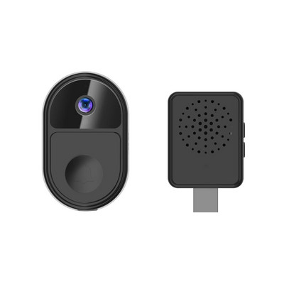Sonerie de ușă Wifi 1080P, impermeabilă în timp real, sonerie inteligentă Tuya, interfon fără fir Sonerie de ușă, cameră interfon Tuya