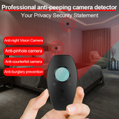 Detector de mini cameră anti-gaură/ascuns/contrafăcut, cu laser, cu infraroșu, viziune nocturnă, cu fir, detector de scanare a camerei, anti-intrusion/alarma anti-hoț