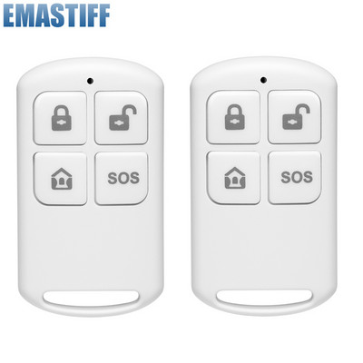 433MHz belaidžio nuotolinio valdymo pulto metalinis raktų pakabukas skirtas Tuya Wifi GSM W2B W3B W4B W7B PG103 107 namų apsaugos nuo įsilaužimo signalizacijos sistema