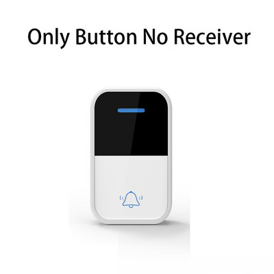 Νέο ασύρματο κουδούνι εξωτερικού χώρου, αδιάβροχο κουμπί χωρίς μπαταρίες Αυτοτροφοδοτούμενο ακρυλικό πάνελ 38 Songs Ring Door Bell