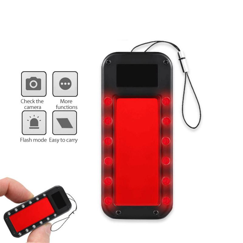 Detector de cameră invizibil anti interferență Detector de scanare portabil Detector de infraroșu pentru cameră antifurt practic