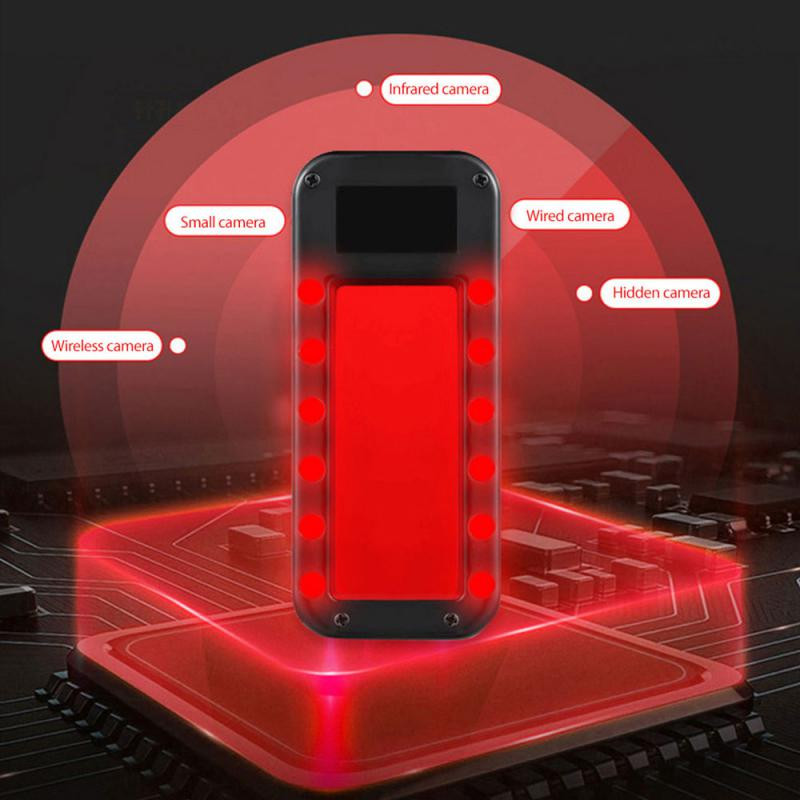 Detector de cameră invizibil anti interferență Detector de scanare portabil Detector de infraroșu pentru cameră antifurt practic