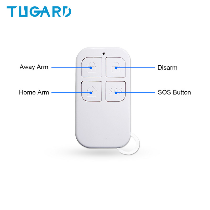 TUGARD R10+RFID Hot Sales Aukštos kokybės belaidžio nuotolinio valdymo RFID kortelė namų apsaugos sistemoms Signalizacija didmeninė kaina