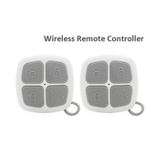 2vnt bevielis 433MHz nuotolinio valdymo pultelis, skirtas wifi gsm namų signalizacijai GS-G90B ir G90B Plus išmanioji gyvybės apsauga