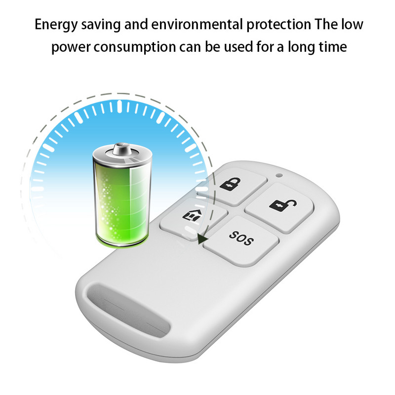 MULO 433MHZ belaidis nuotolinio valdymo pultelis, skirtas mūsų Wifi / GSM namų apsaugos nuo įsilaužimo sistemai