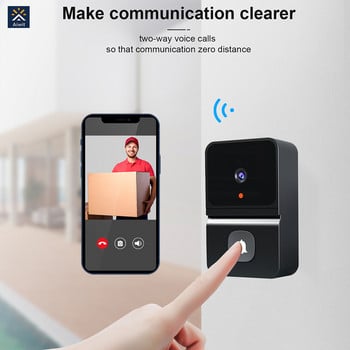 1080P υψηλής ανάλυσης Visual Smart Security Doorbell Camera Ασύρματο βίντεο κουδούνι με IR Night Vision σε πραγματικό χρόνο Moni Security