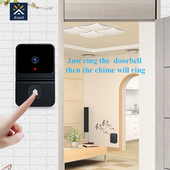 1080P υψηλής ανάλυσης Visual Smart Security Doorbell Camera Ασύρματο βίντεο κουδούνι με IR Night Vision σε πραγματικό χρόνο Moni Security
