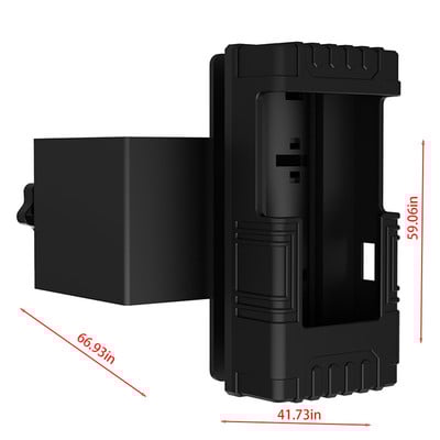 Ajtócsengő fali tartókonzol lopásgátló ajtócsengő lyukasztás nélküli rögzítőállvány gyűrűs videó csengőhöz 4/3/3 Plus/2/1/2020 Release