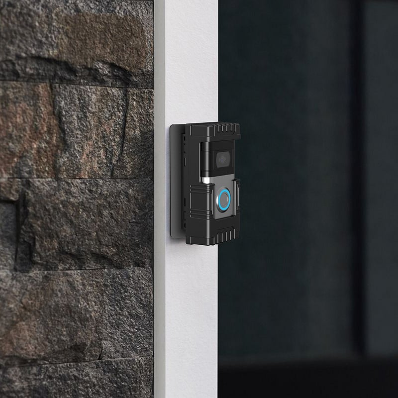 Ajtócsengő fali tartókonzol lopásgátló ajtócsengő lyukasztás nélküli rögzítőállvány gyűrűs videó csengőhöz 4/3/3 Plus/2/1/2020 Release