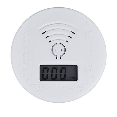 Mini CO jutiklis, anglies monoksido signalizacijos detektorius, maitinamas su LED skaitmeniniu ekranu, garso įspėjimas, tinkamas namų virtuvei