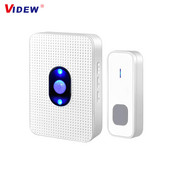 2021-es új otthoni vezeték nélküli intelligens ajtócsengő LED-fénnyel PIR mozgásérzékelő vízálló ajtócsengő hangjelzéssel