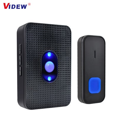 2021-es új otthoni vezeték nélküli intelligens ajtócsengő LED-fénnyel PIR mozgásérzékelő vízálló ajtócsengő hangjelzéssel