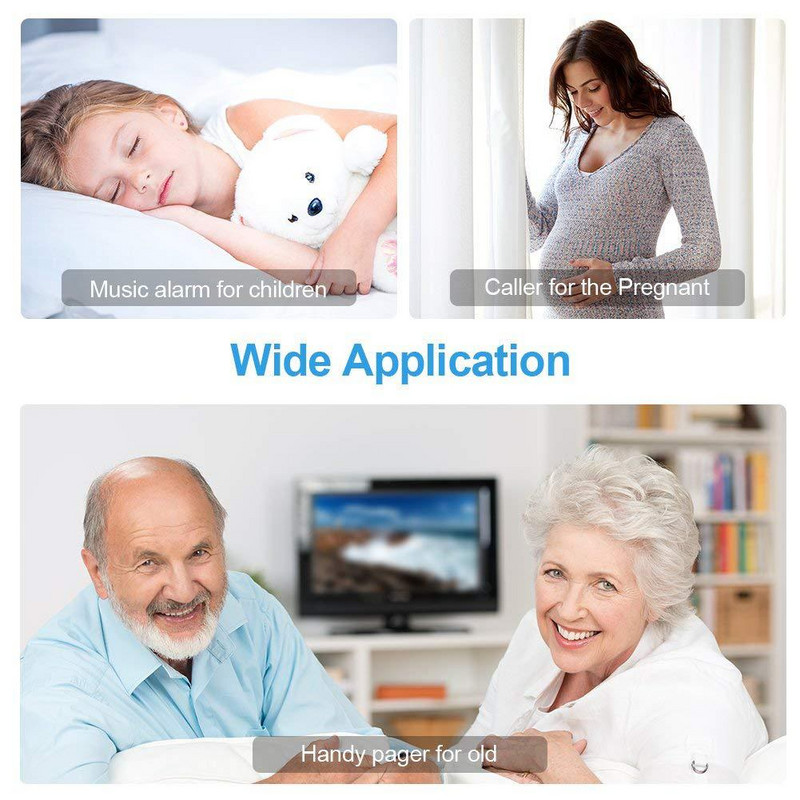 2021-es új otthoni vezeték nélküli intelligens ajtócsengő LED-fénnyel PIR mozgásérzékelő vízálló ajtócsengő hangjelzéssel